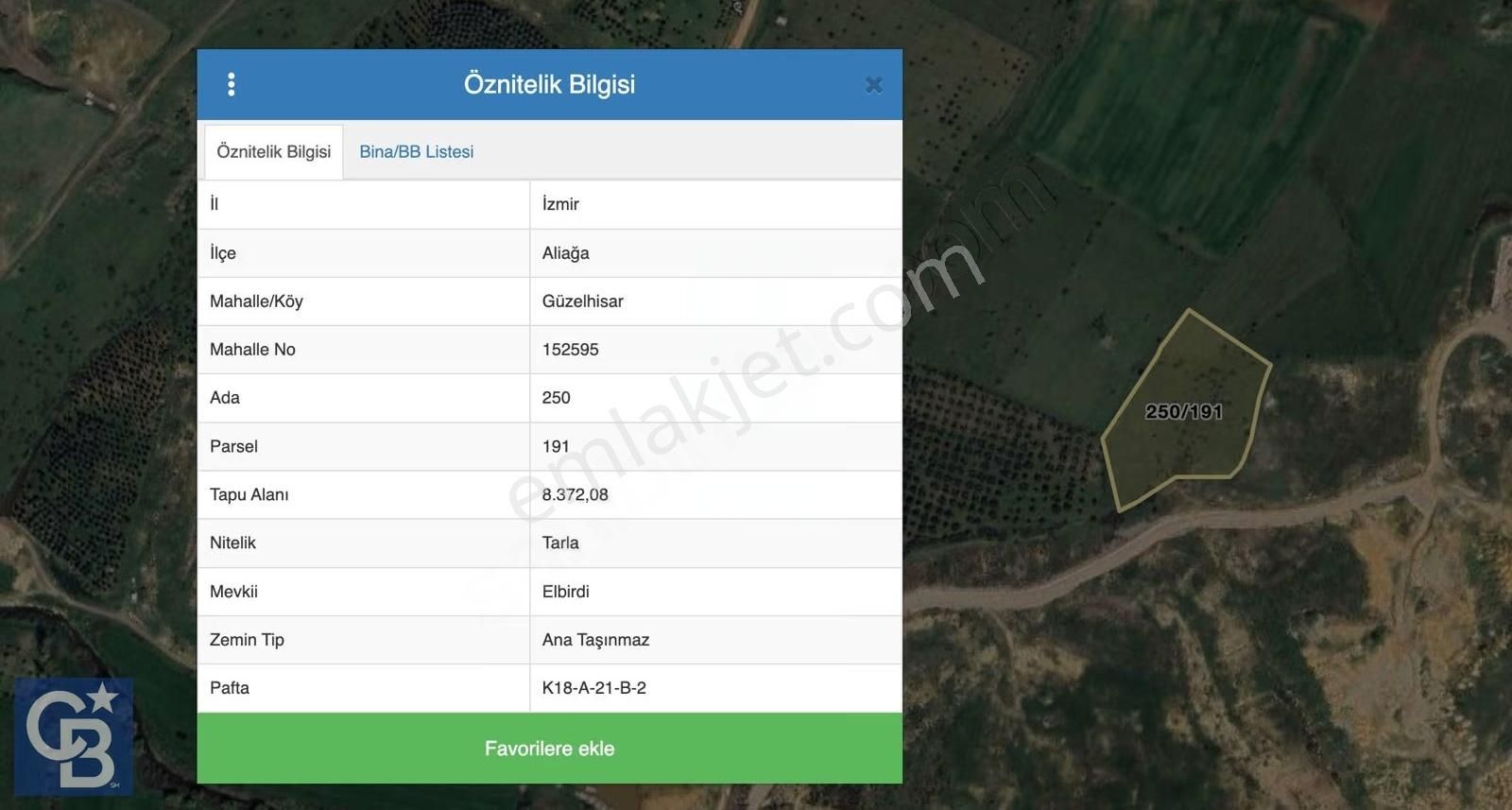 İzmir Aliağa Güzelhisarda 8.372m², Yolu Olan, Yatırımlık Tarla - Görsel 5