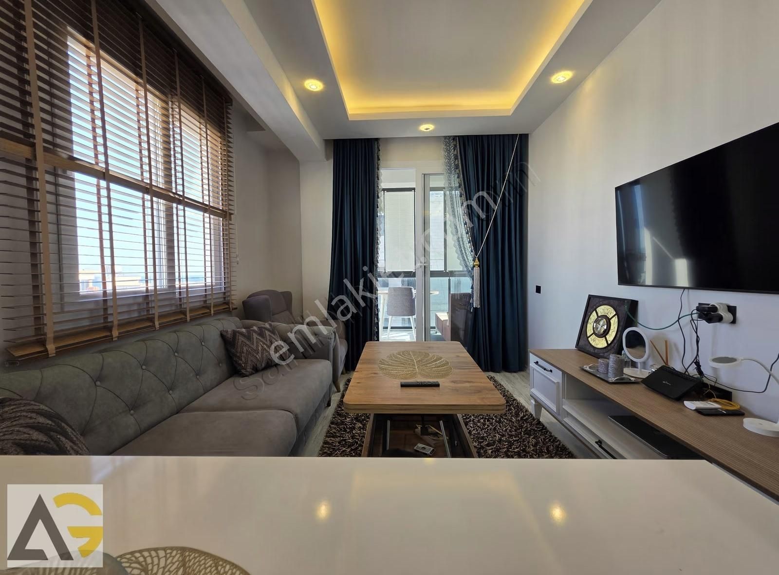 Auradan Mezitli Akdeniz Mah. Eşyalı Satılık 2+1 Daire - Görsel 34