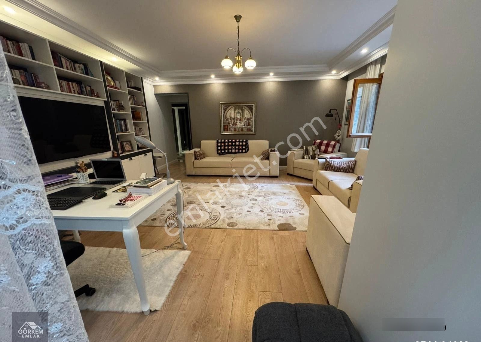 Görkem'den 3+1+2banyolu+kilerli Bağımsız Kombili Öveçler 4 Te Asansörlü Otoparklı Ful Yapılı - Görsel 27