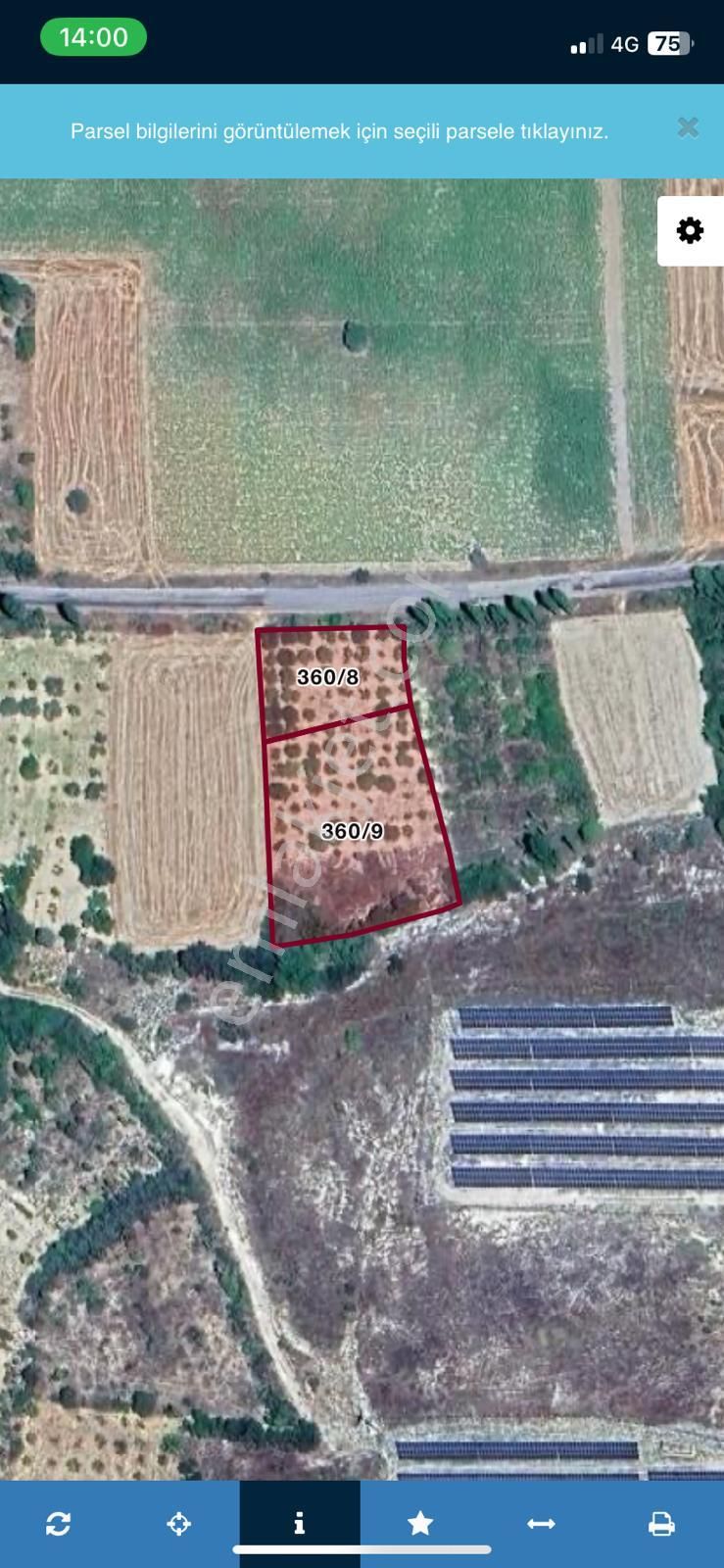 Beyşehir Bayavşar Mahallesinde İki Parsel Meyve Bahçesi Satılıktır.