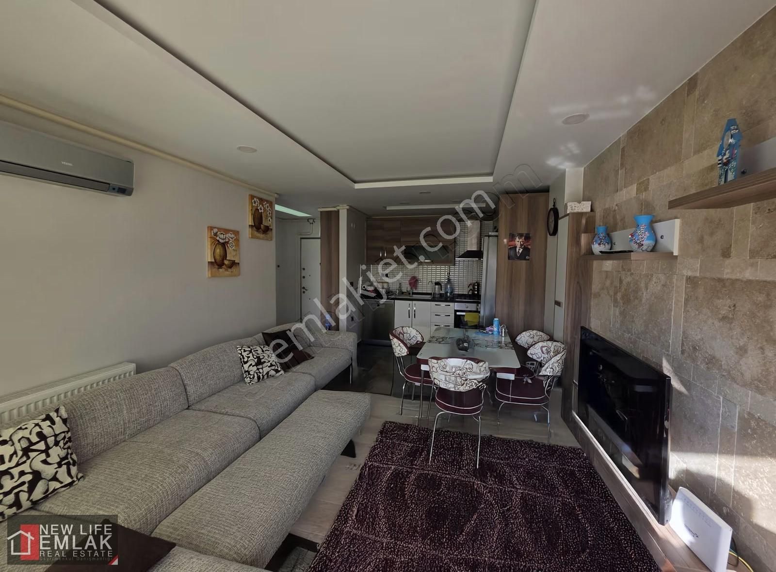 Kuşadası İkiçeşmelikte Havuzlu Sitede Geniş 1+1