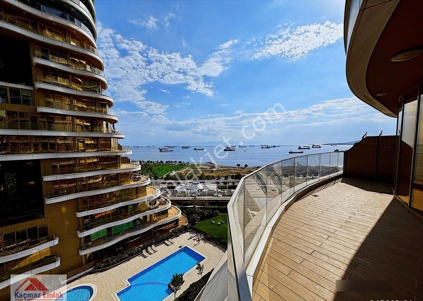 İstmarina Kiralık 2+1 Full Eşyalı Geniş Teras Deniz Manzaralı - Görsel 31