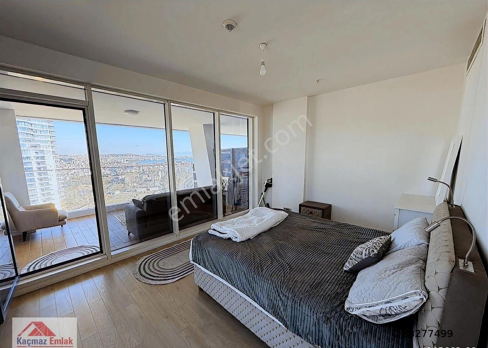 İstmarina Eşyalı Kiralık 1+1 Home Ofis Yüksek Kat Geniş Teras - Görsel 4