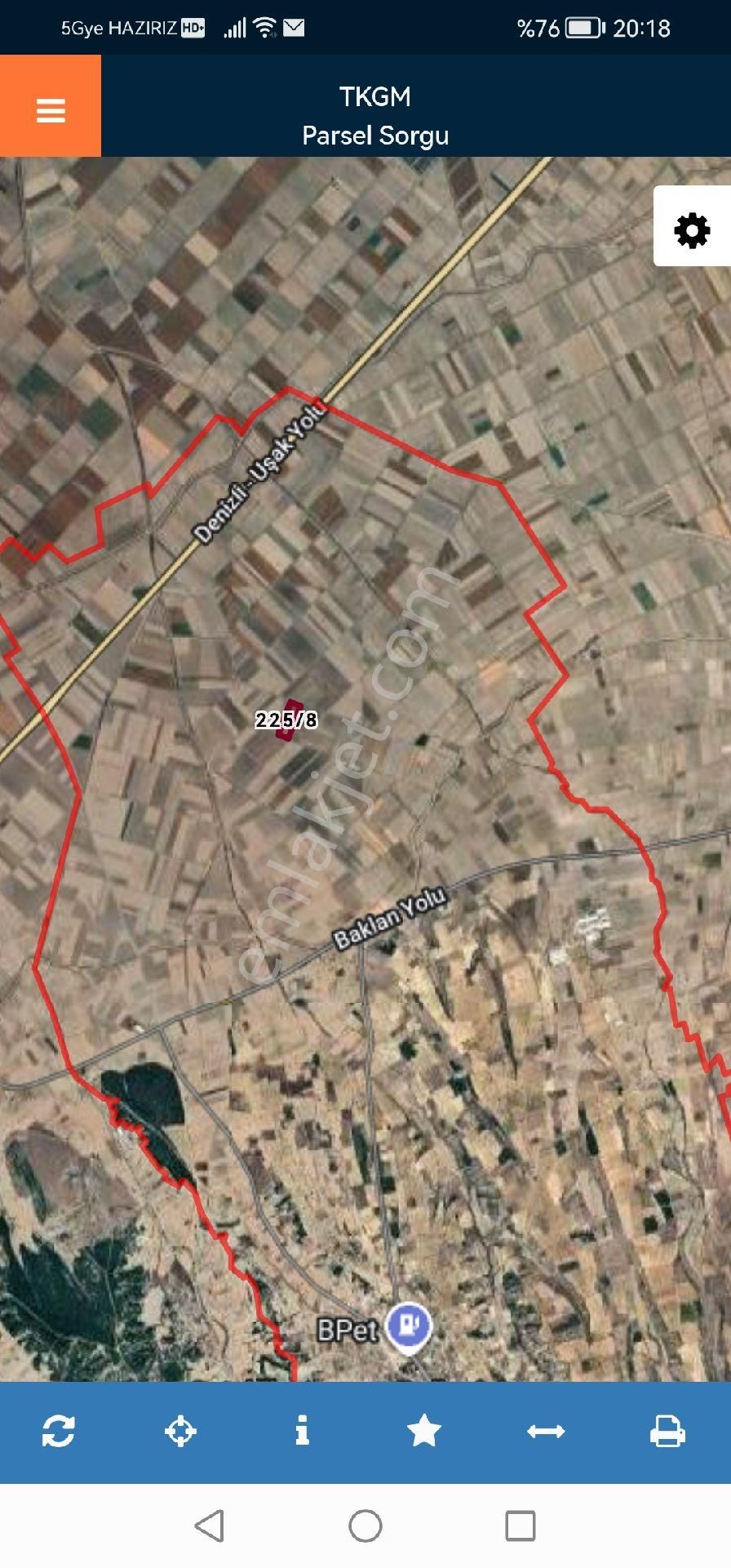 Denizli Baklan Boğaziçi 23.676 M2 Ve Fotoğraflarda Ki Listede Satılık Tarlalar - Görsel 2