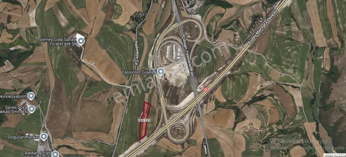 Arnavutköy Yassıörende Satılık Arsa , 2,695 M2 Otoyola Cephe Hisseli - Görsel 3