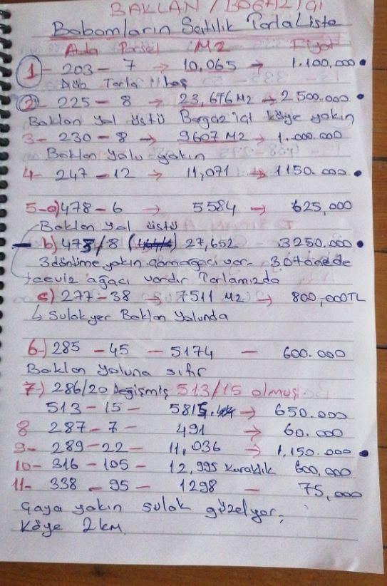 Denizli Baklan Boğaziçi Mevkiinde 27.652 M2 Ve Fotoğraflarda Listedeki Tarlalar Satılık - Görsel 4