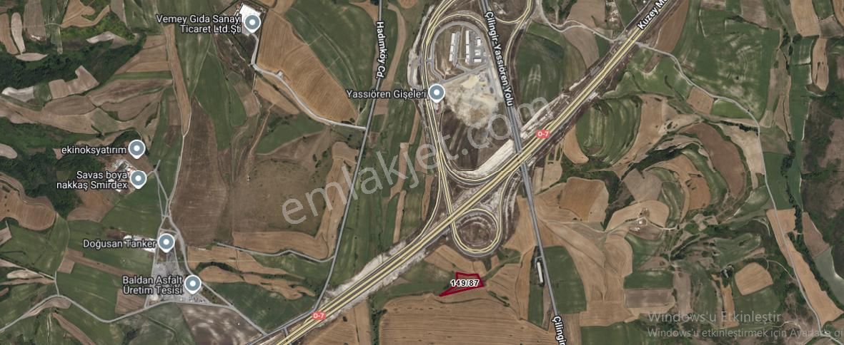 Arnavutköy Yassıörende Satılık Arsa , 1,073 M2 Hisseli Yolu Var - Görsel 5