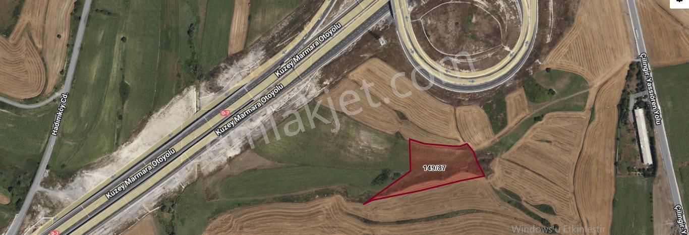 Arnavutköy Yassıörende Satılık Arsa , 1,073 M2 Hisseli Yolu Var - Görsel 4