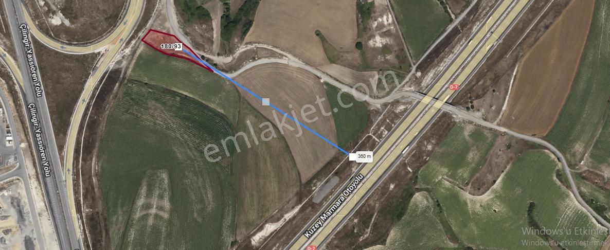 Arnavutköy Yassıörende Satılık Arsa , 418 M2 Hisseli Yolu Var - Görsel 5