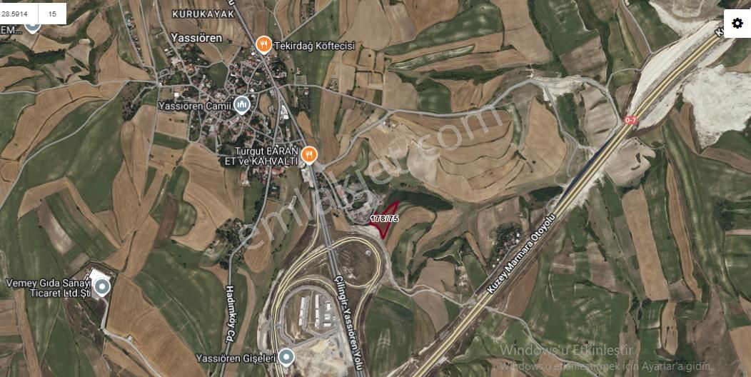 Arnavutköy Yassıörende Satılık Arsa , 957 M2 Yolu Var Evlerin Yakını Hisseli - Görsel 3