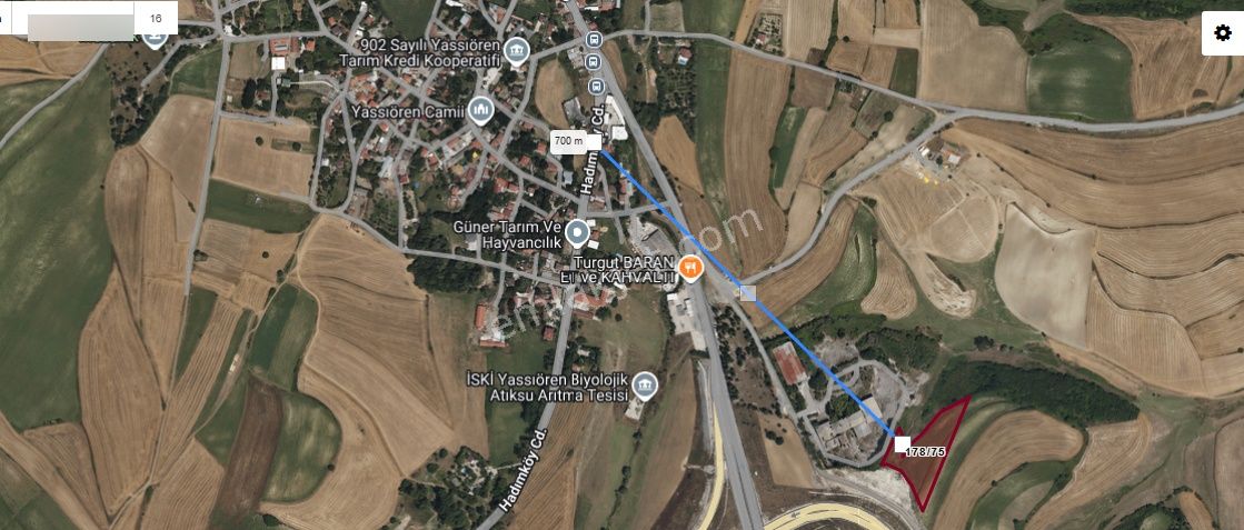 Arnavutköy Yassıörende Satılık Arsa , 957 M2 Yolu Var Evlerin Yakını Hisseli - Görsel 5