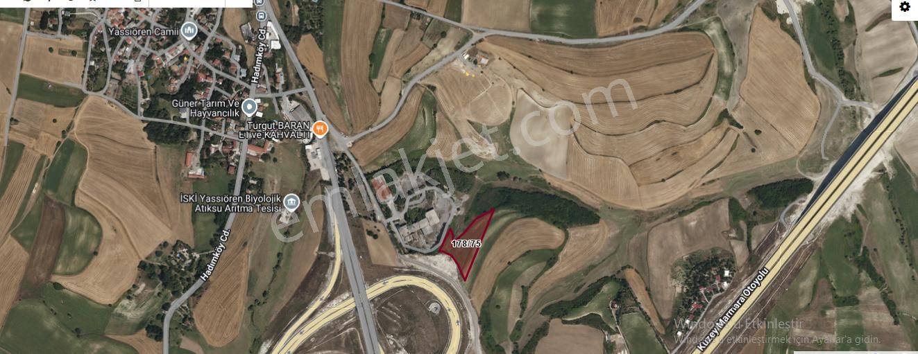 Arnavutköy Yassıörende Satılık Arsa , 957 M2 Yolu Var Evlerin Yakını Hisseli - Görsel 8