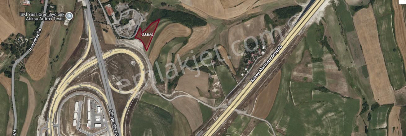 Arnavutköy Yassıörende Satılık Arsa , 957 M2 Yolu Var Evlerin Yakını Hisseli - Görsel 10