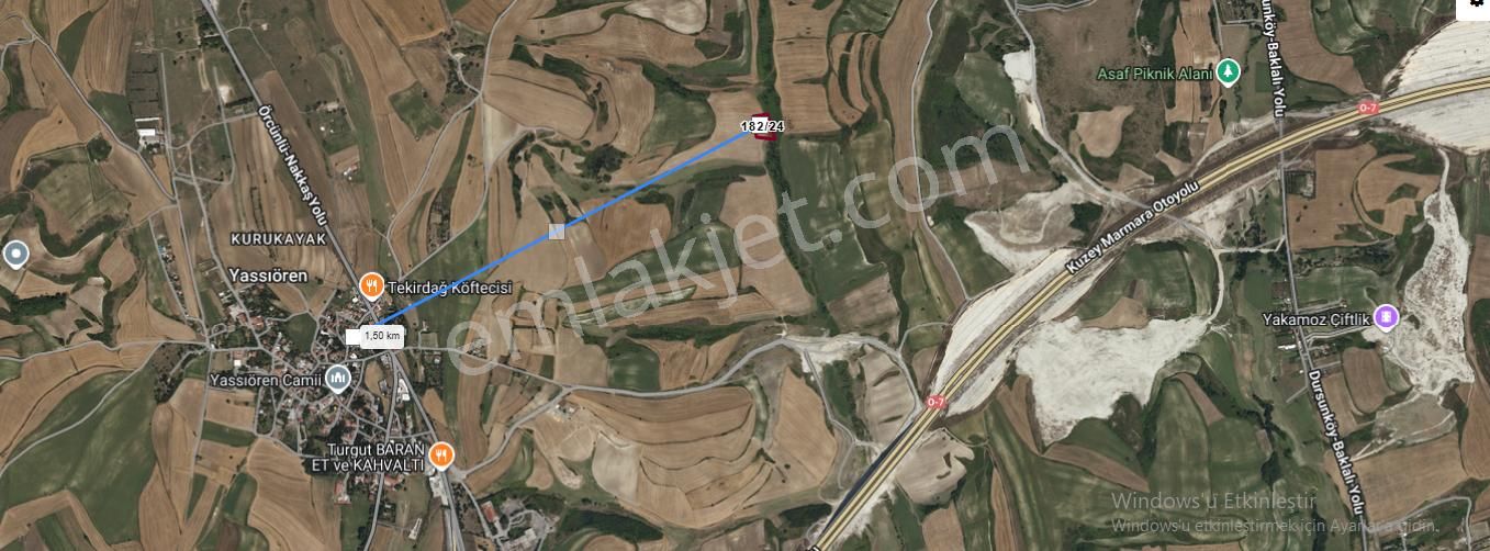 Arnavutköy Yassıörende Satılık Arsa , 412 M2 Hisseli İmarlı - Görsel 2