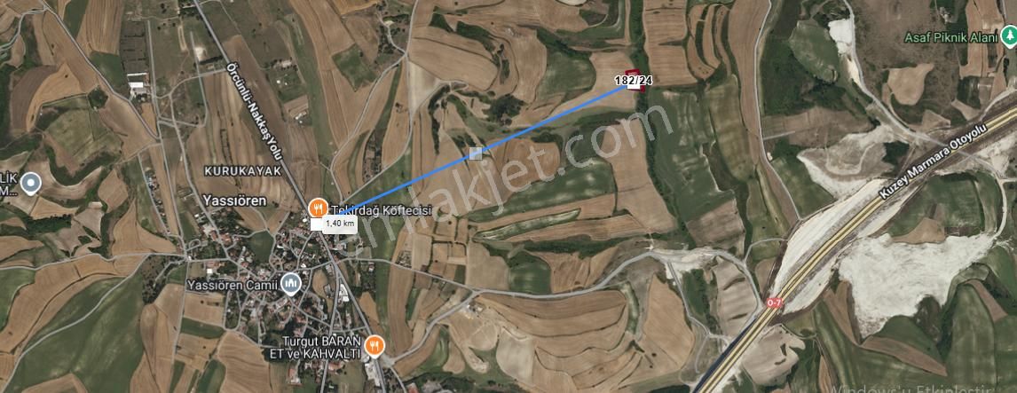 Arnavutköy Yassıörende Satılık Arsa , 412 M2 Hisseli İmarlı - Görsel 4