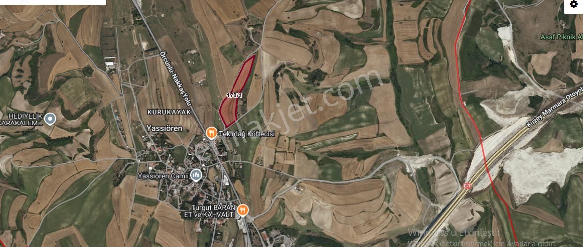 Arnavutköy Yassıörende Satılık Arsa ,4,088 M2 Yolu Var Evlerin Yakını Hisseli - Görsel 7