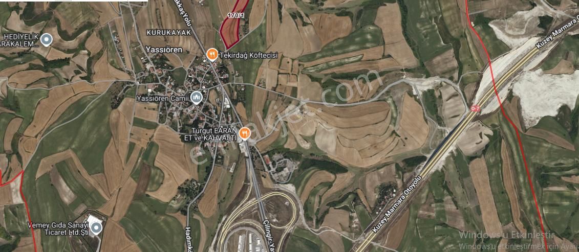 Arnavutköy Yassıörende Satılık Arsa ,4,088 M2 Yolu Var Evlerin Yakını Hisseli - Görsel 4