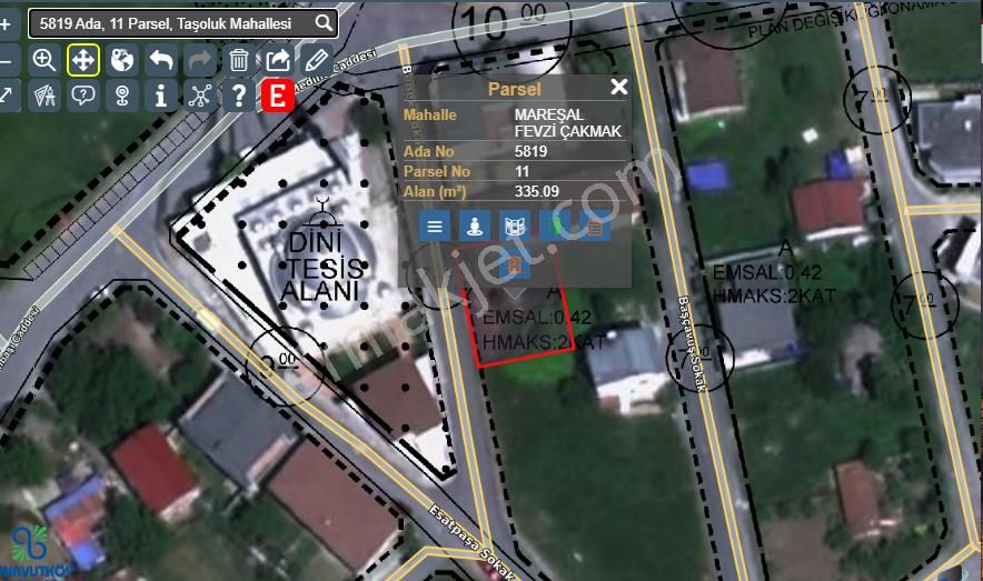 Arnavutköy Taşolukta Satılık Arsa , 335 M2 Villa İmarlı Merkezde - Görsel 12