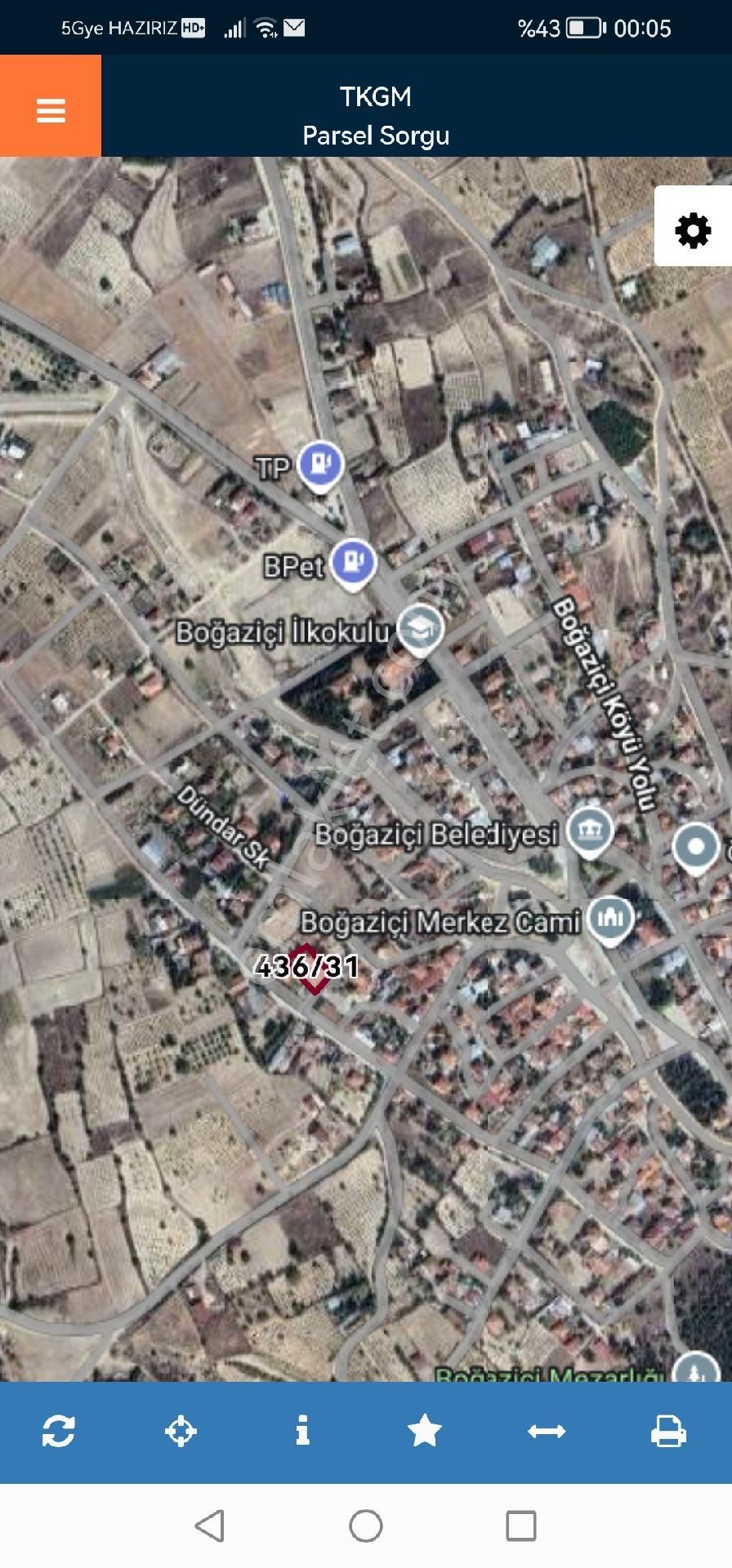 Denizli Baklan Boğaziçi Köyün İçinde 897m2 Ev Yapıma Uygun Arazi 800. 000 Tl Satılıktır - Görsel 2