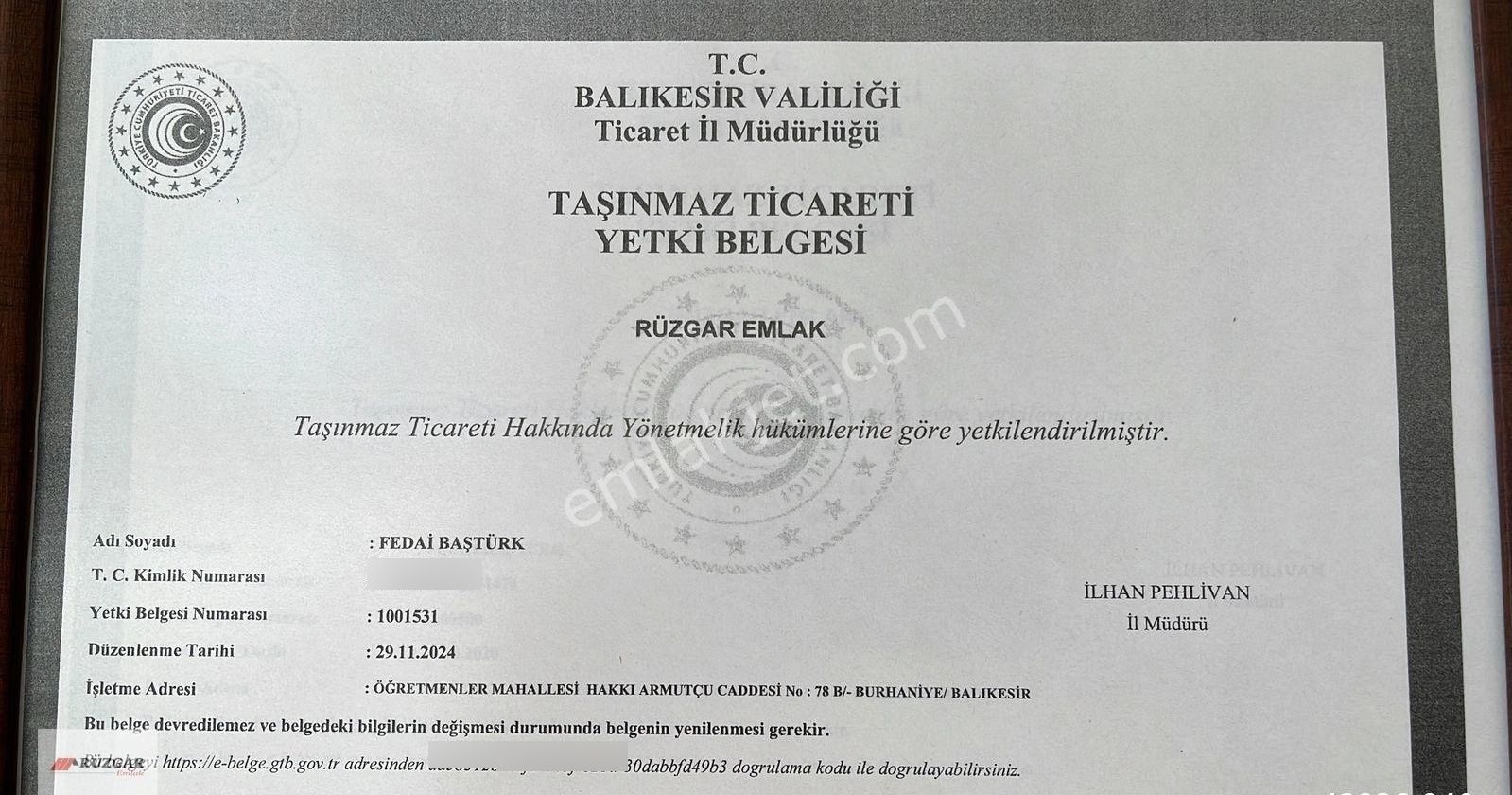 Burhaniye Yabancılarda Köye 500 Metre 20 İyi Ağacı Olan Yatırımlık Zeytinlik - Görsel 2