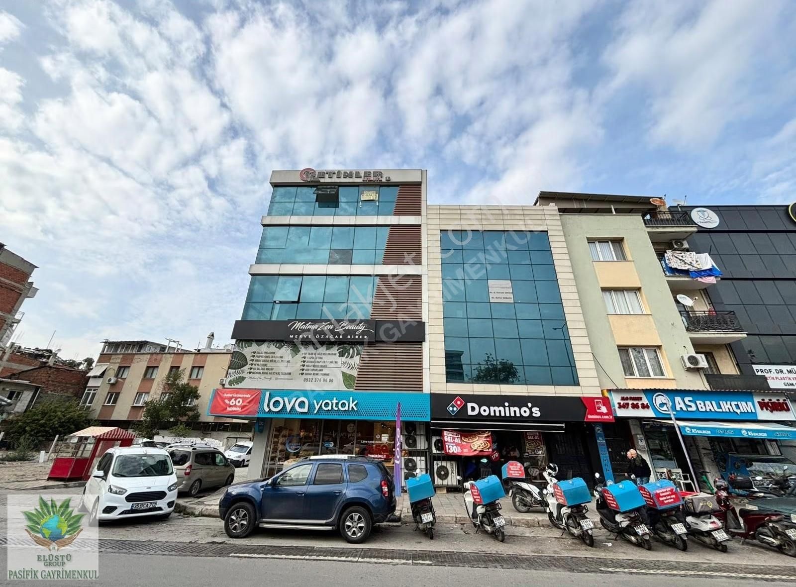 Pasifikten Bayraklı Sakarya Caddesi Üzeri Kiralık 4+1 2 Kat Ofis