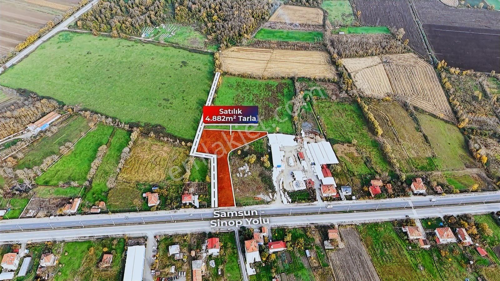 Hüseyin Boylu'dan Samsun-sinop Yoluna Cephe Satılık Tarla - Görsel 7