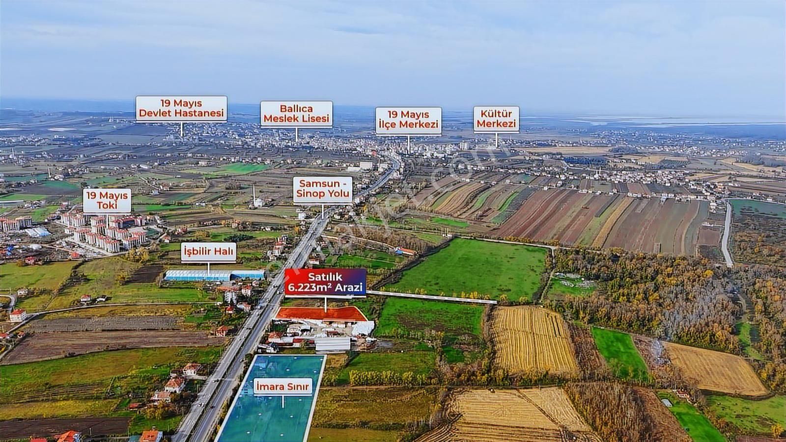 Hüseyin Boyludan Samsun-sinop Yoluna Cephe Satılık Tarla - Görsel 2