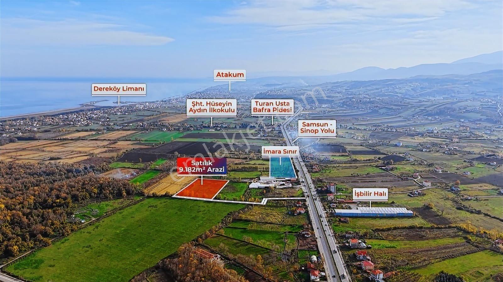 Hüseyin Boyludan Samsun-sinop Yoluna 3. Parsel Satılık Tarla - Görsel 9
