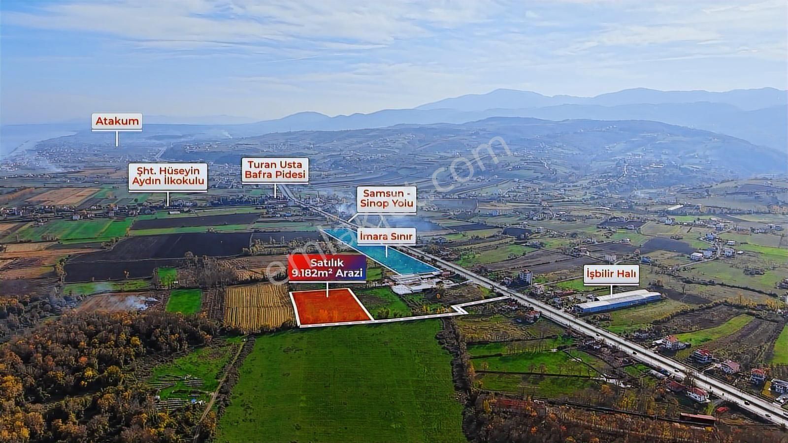 Hüseyin Boyludan Samsun-sinop Yoluna 3. Parsel Satılık Tarla - Görsel 8