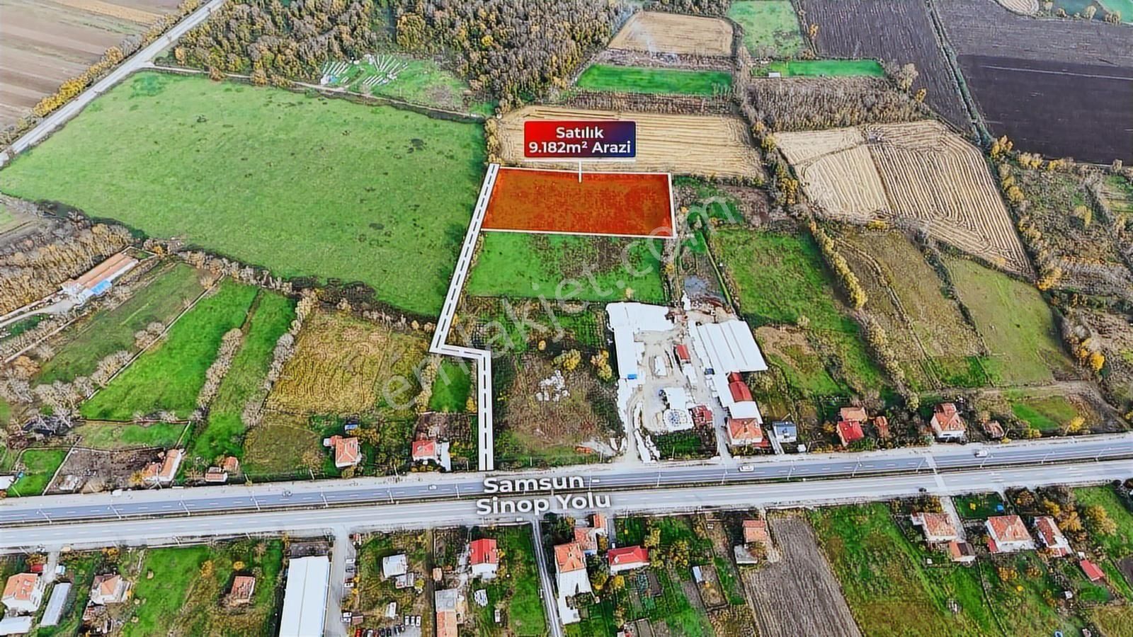 Hüseyin Boyludan Samsun-sinop Yoluna 3. Parsel Satılık Tarla - Görsel 7