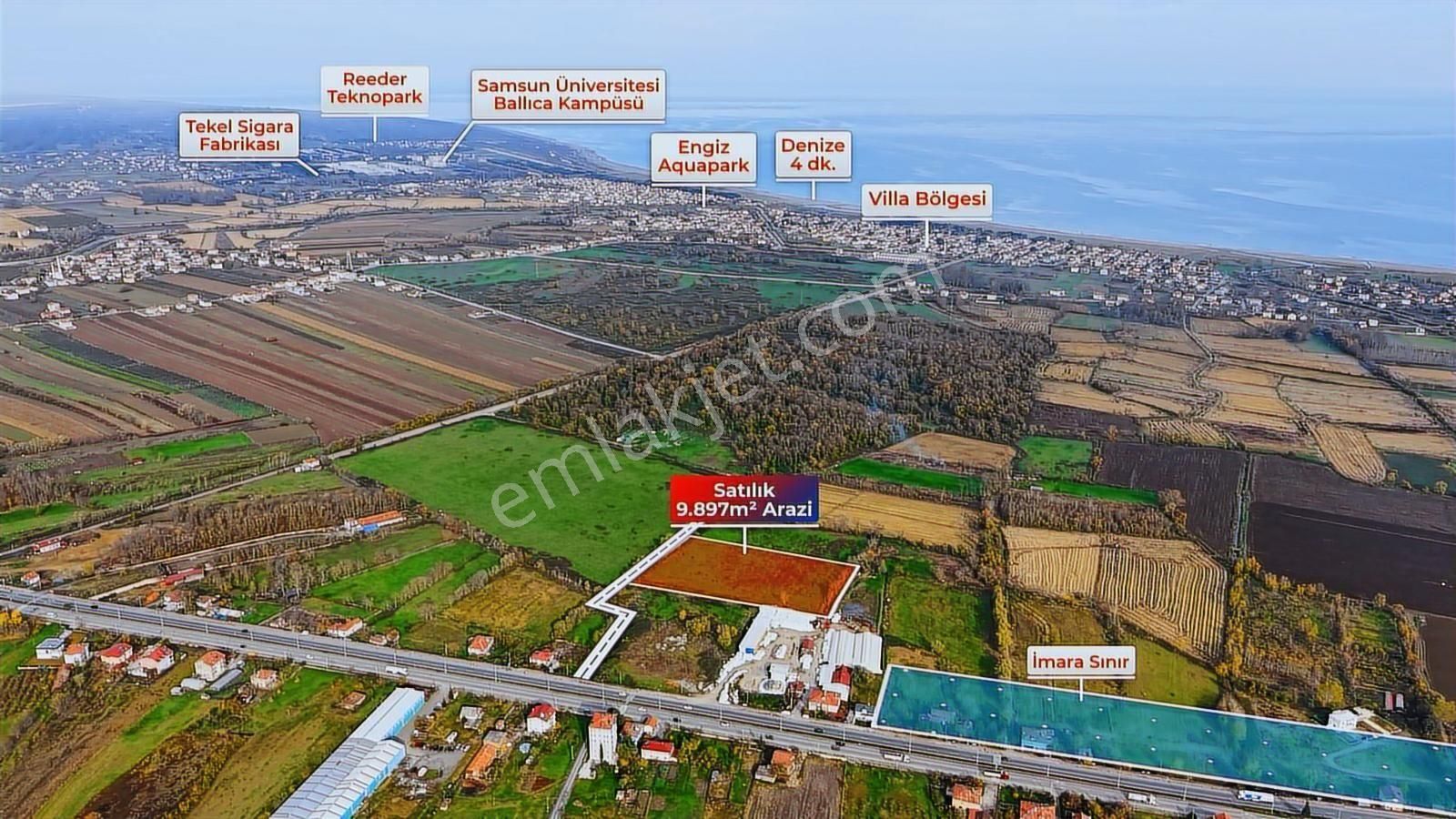 Hüseyin Boylu'dan Samsun-sinop Yoluna 2. Parsel Satılık Tarla - Görsel 2