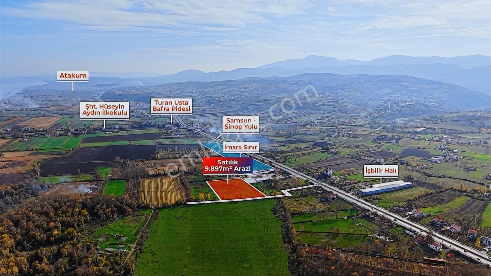 Hüseyin Boylu'dan Samsun-sinop Yoluna 2. Parsel Satılık Tarla - Görsel 7