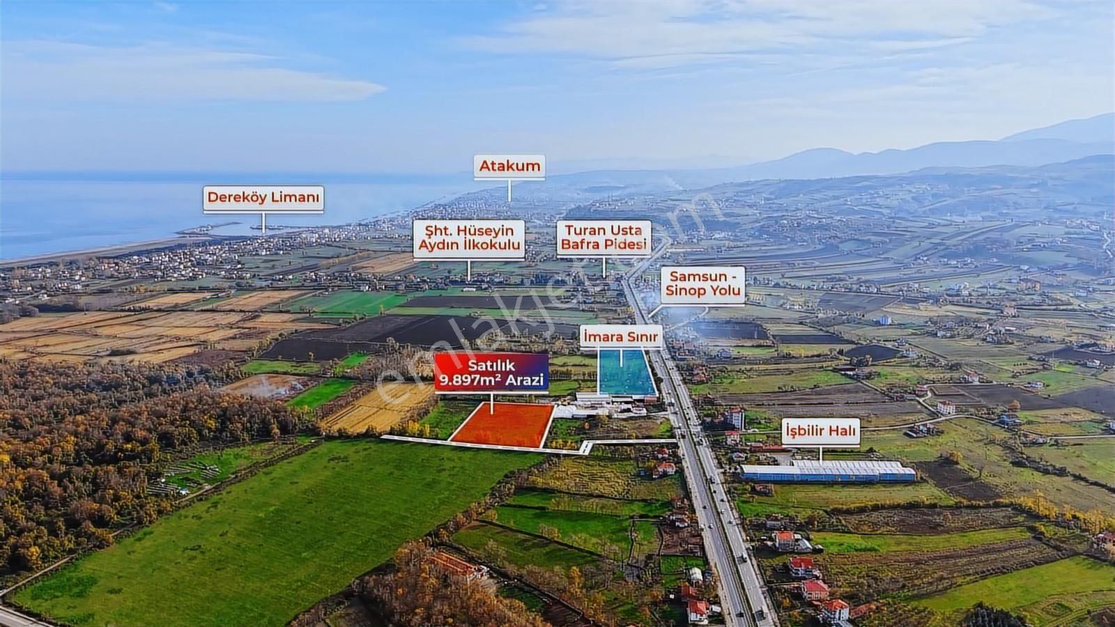 Hüseyin Boylu'dan Samsun-sinop Yoluna 2. Parsel Satılık Tarla - Görsel 4