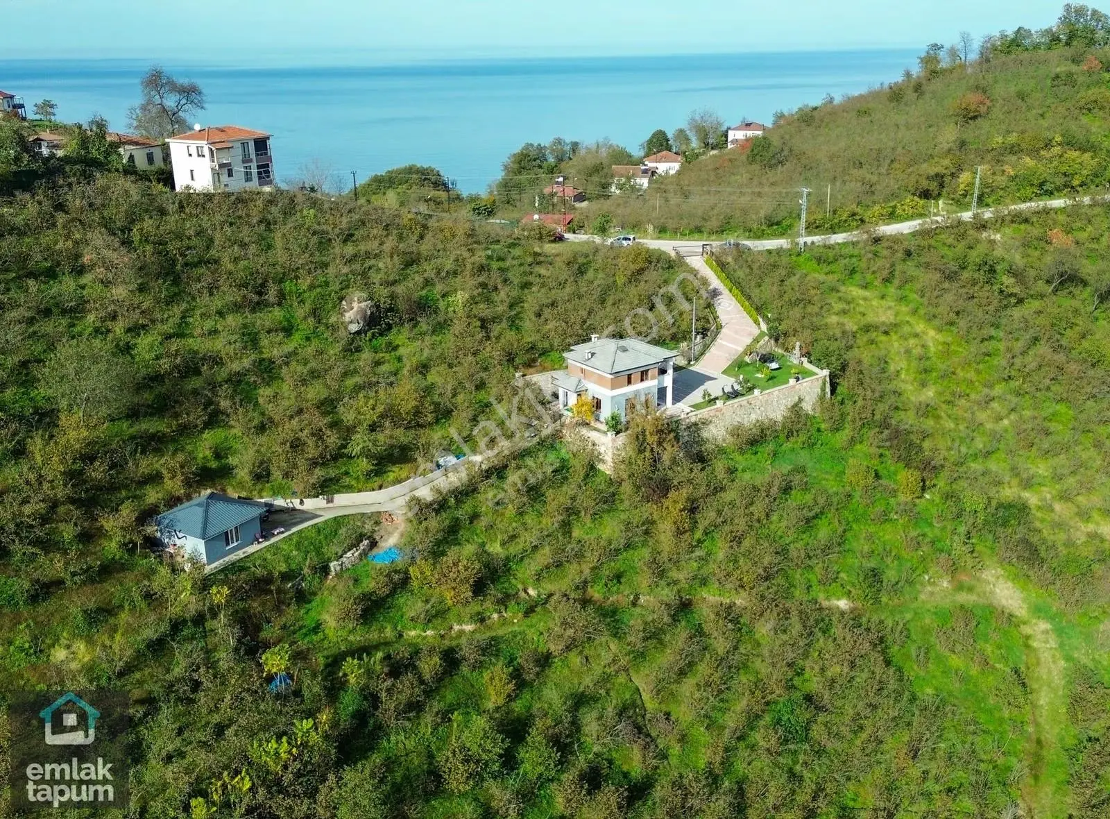 Fatsa Bolaman'da 11.000m2 Arazide Turizm İşletmeli Satılık Villa
