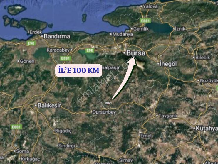 Bursa Büyükorhan Tekerler Köyünde 11.326 M² Tarla Satılıktır - Görsel 6