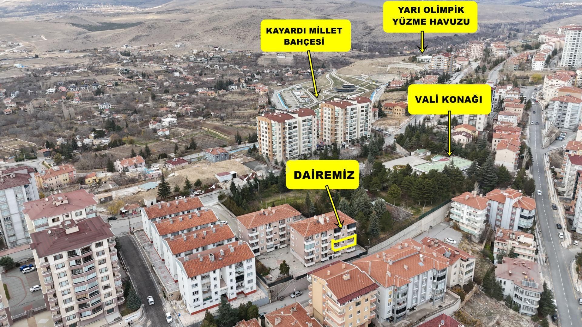 E.gökal Vali Konağı Yanı Ara Kat 3+1 Mükemmel Konum İçi Yapılı