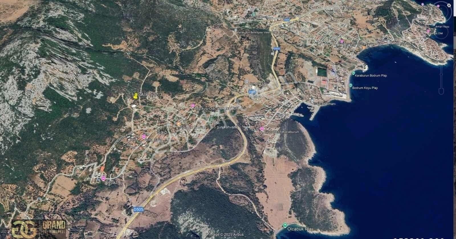 Karaburun Saip Köyünde Deniz Manzaralı Satılık Arsa - Görsel 6