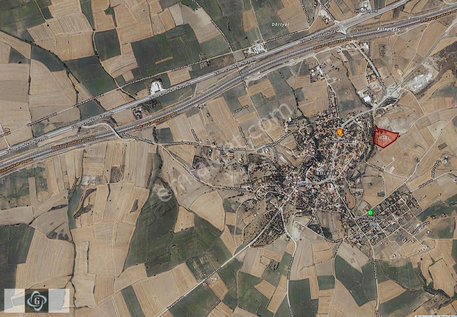 Gelibolu Bolayırda 161 M² Deniz Manzaralı Yatırımlık Arsa - Görsel 5