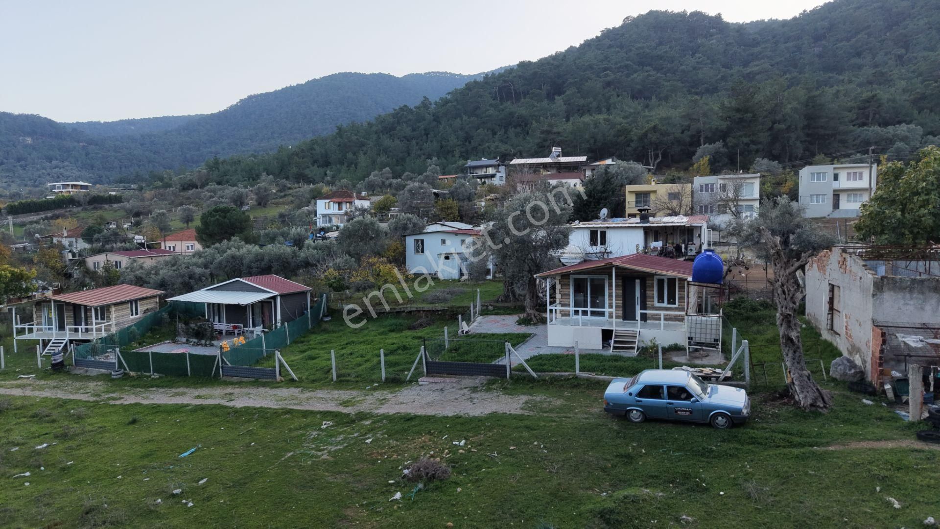 Değirmendere Köy İçinde Satılık 186 M2 Bahçe Etrafı Çevrili 65 M2 Prefabrik Ev - Görsel 4