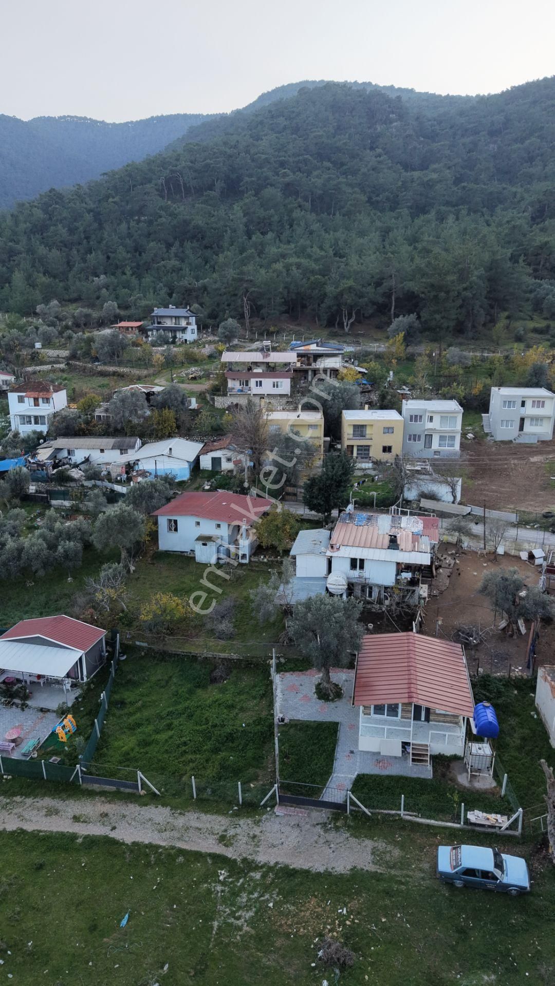 Değirmendere Köy İçinde Satılık 186 M2 Bahçe Etrafı Çevrili 65 M2 Prefabrik Ev - Görsel 18