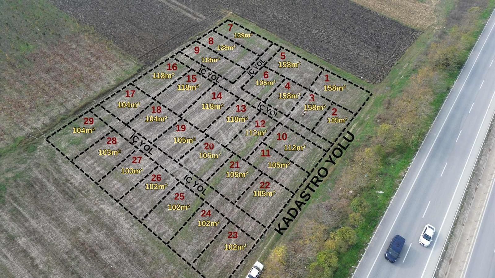 Megakent* Koyunhisar'da Asfalta Cephe 102m² Satılık Hobi Bahçesi - Görsel 11