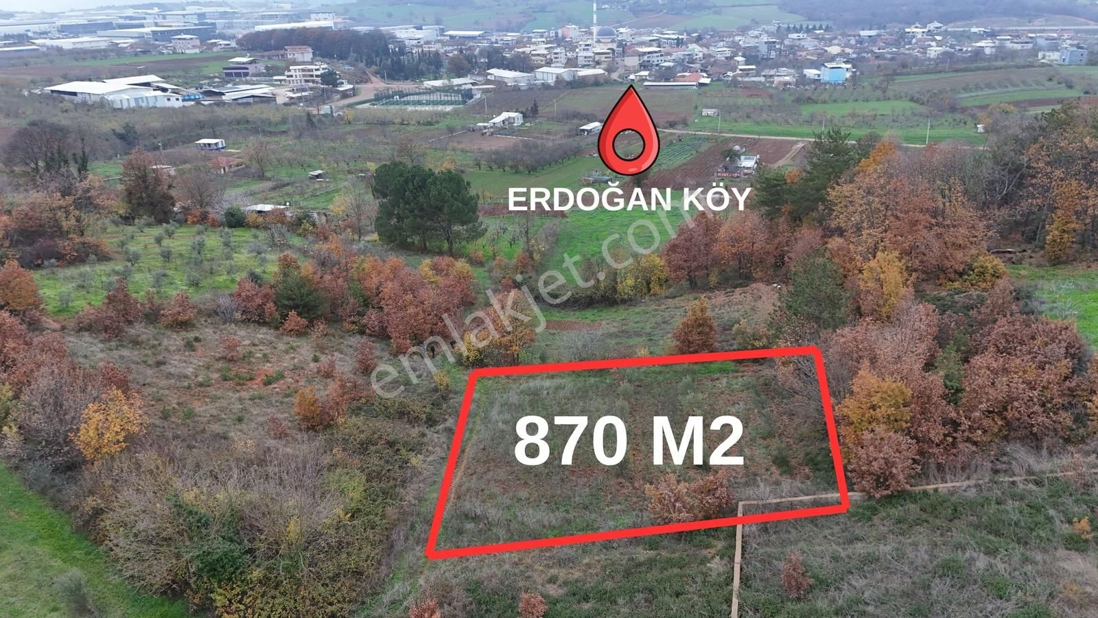 Bursa Kestel Erdoğan Mahallesi 870 M² Tek Tapu Hobi Bahçesi