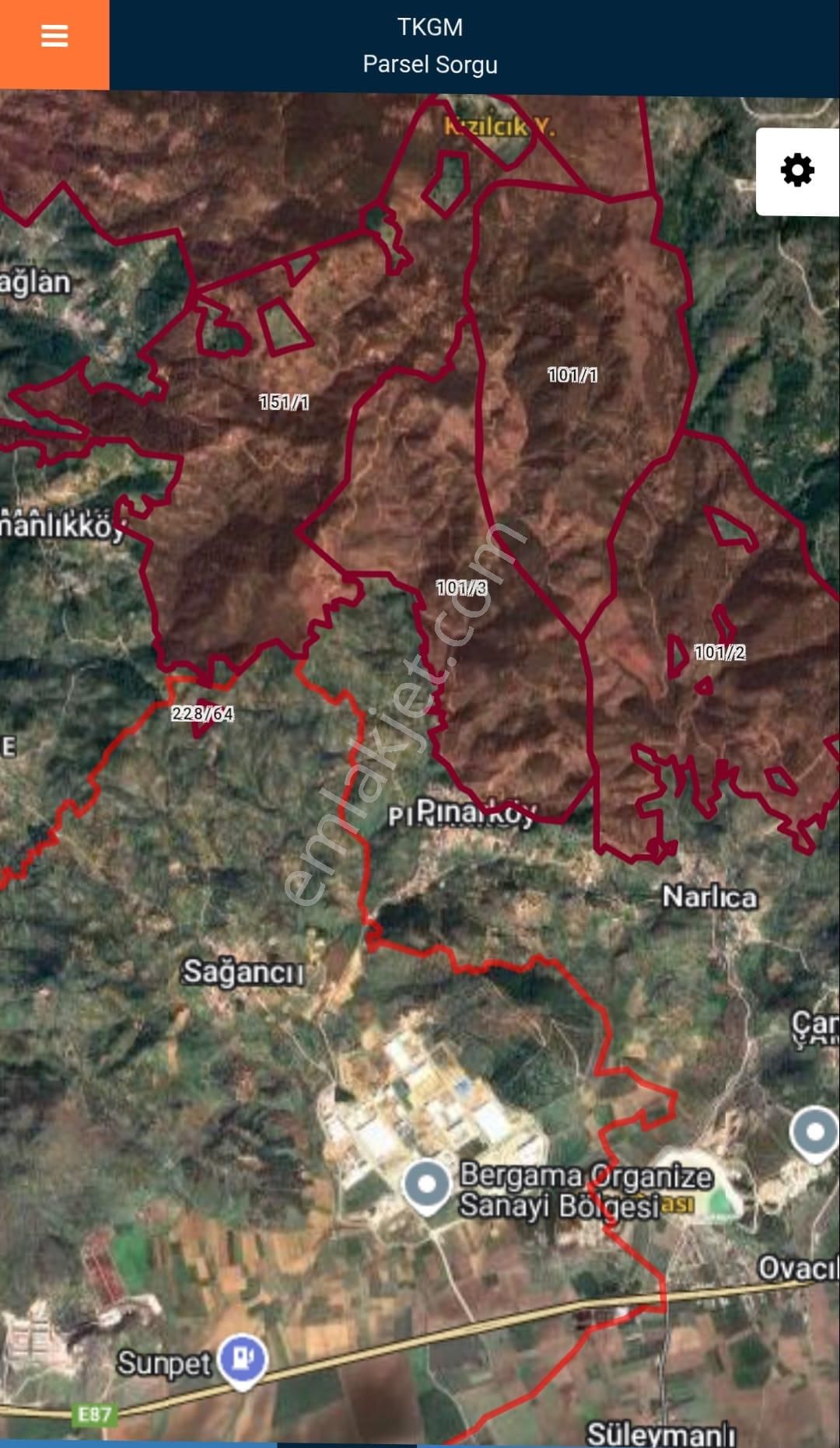 İzmir De Satılık 23 Dekar Ve 800 Ağaç Zeytinli Tarla Son Fiyat - Görsel 9
