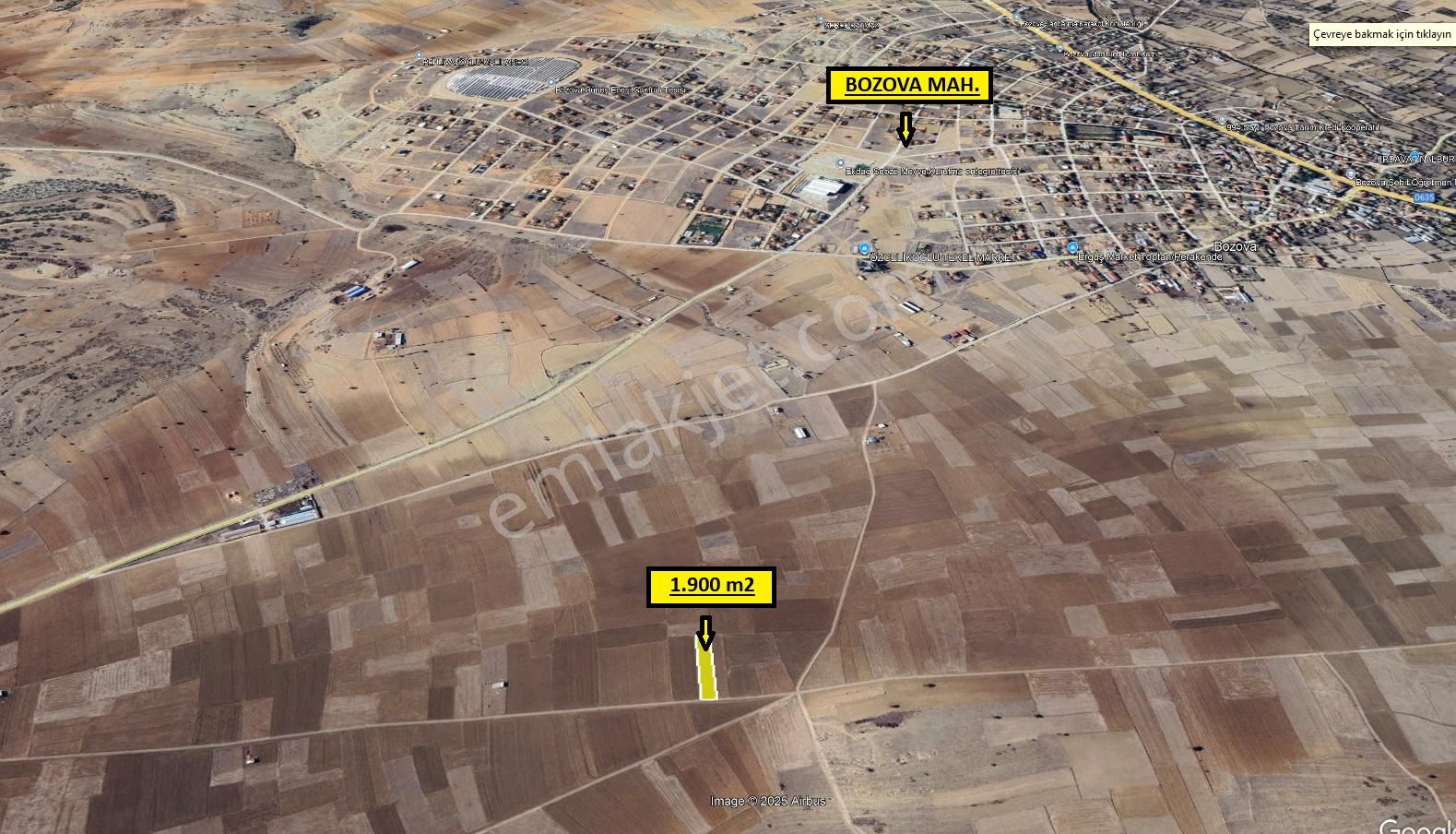 Antalya Korkuteli Bozova Mah. 1.900 M2 Resmi Yolu Var - Görsel 14