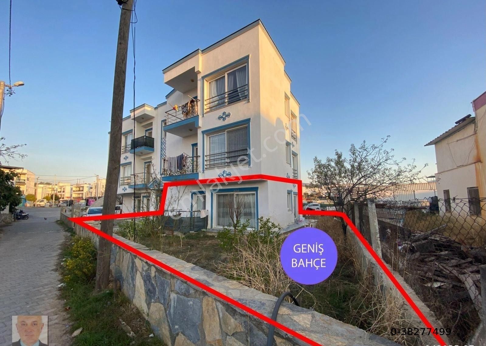 Bodrum Mumcular Merkezde Özel Bahçeli 2+1 Bahçe Katı