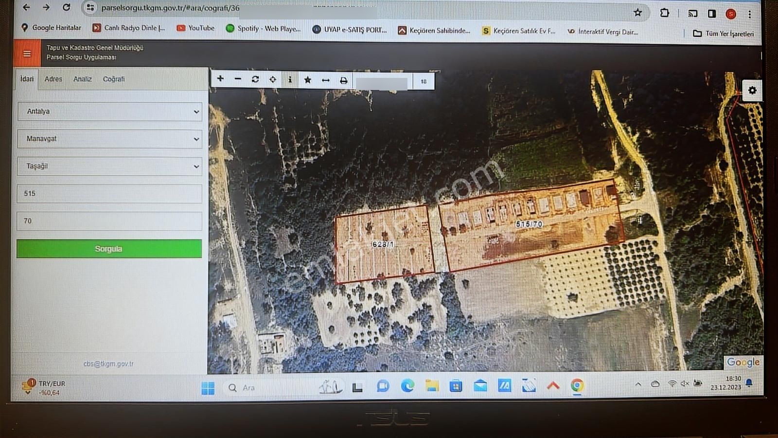 Turyap'tan Manavgat Taşağılda Sitede Denize Yakın 350 M2 Arsa - Görsel 18