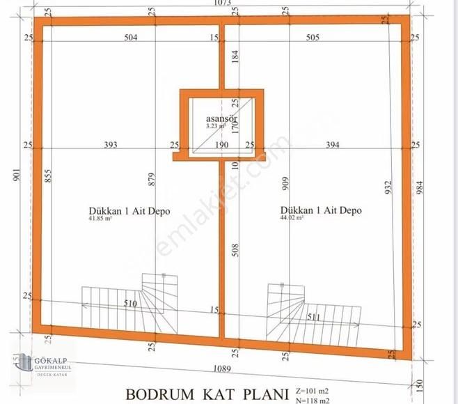 Gökalp'den 2 Katlı 75 M2 Kentsel Dönüşüme Uygun Satılık Dükkan - Görsel 3