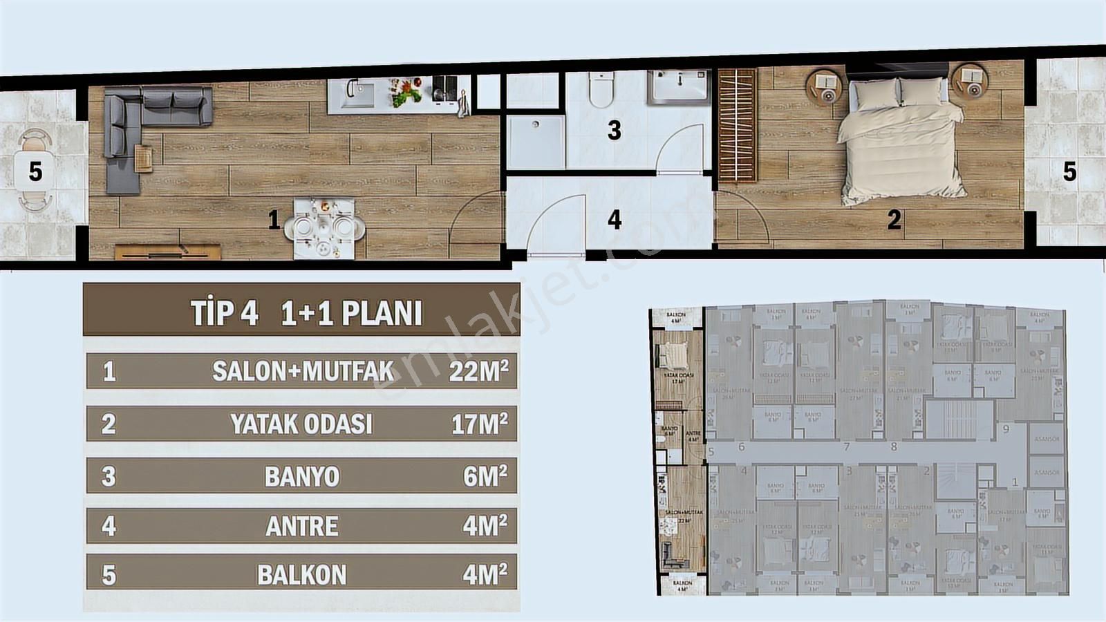 Hürriyet Cadde Üzeri Asansörlü 15.000tl Kira Getirili 1+1daire - Görsel 3