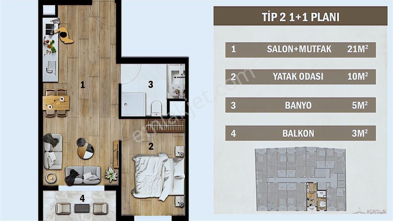 Hürriyet Cadde Üzeri Asansörlü 15.000tl Kira Getirili 1+1daire - Görsel 12