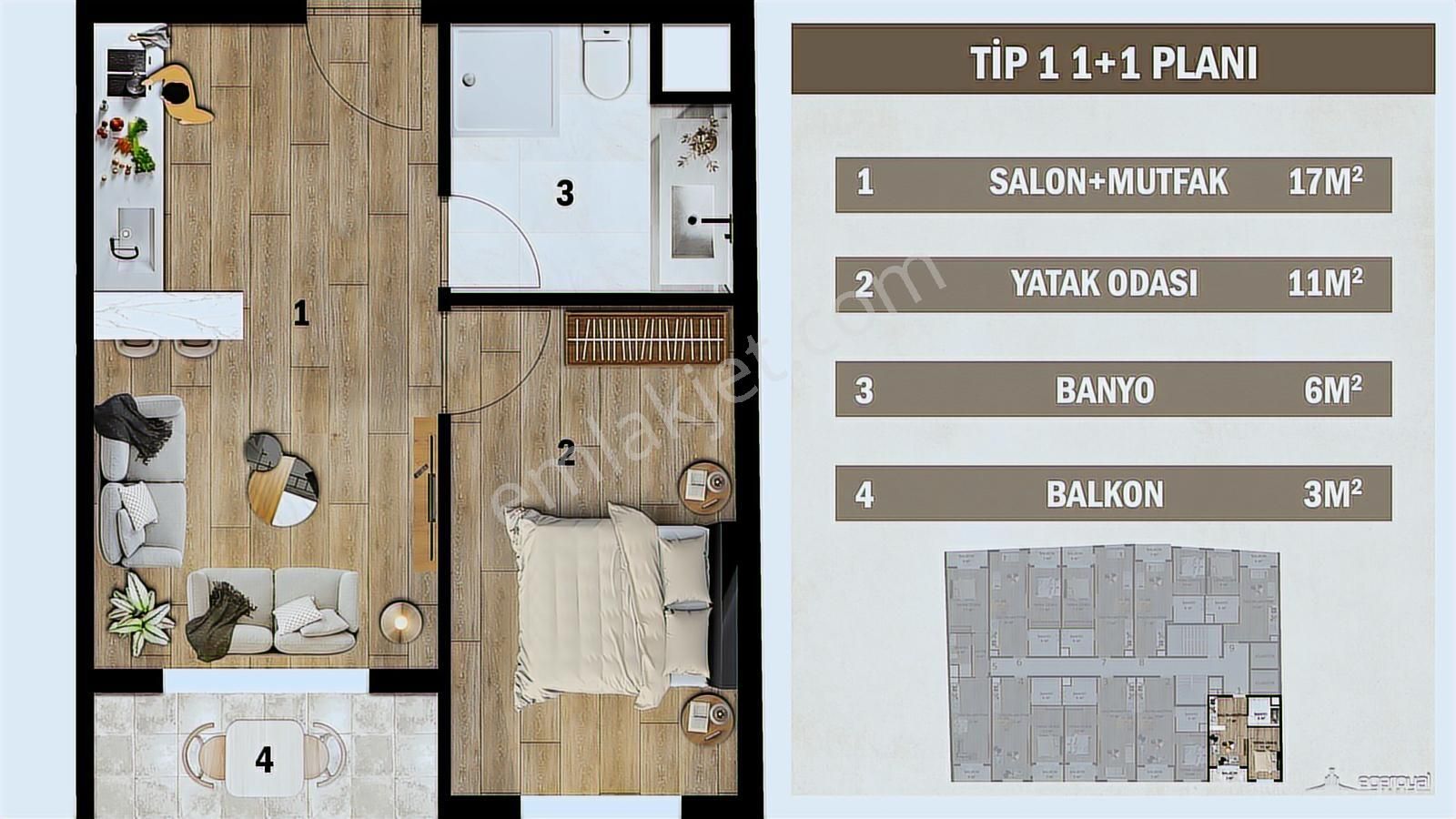 Hürriyet Cadde Üzeri Asansörlü 15.000tl Kira Getirili 1+1daire - Görsel 13